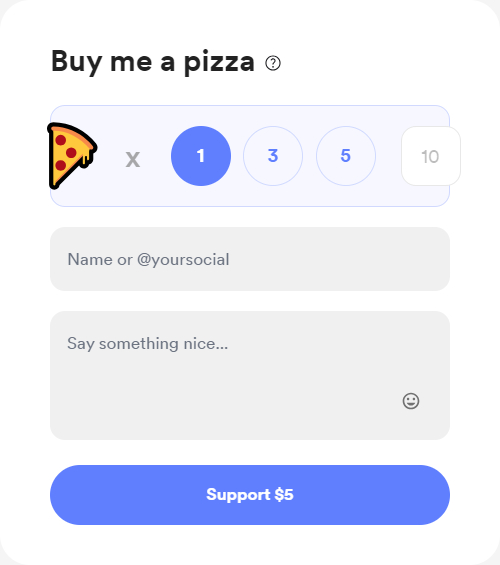 buy me a pizza